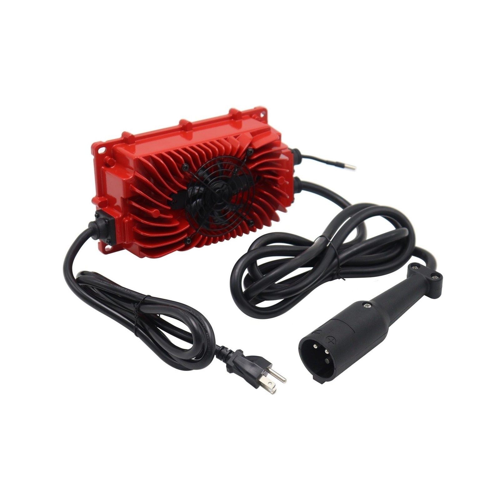 Golf Cart Battery Charger – 48V 18A – Fit Club Car w/ Round 3 Pin Plug – IP65