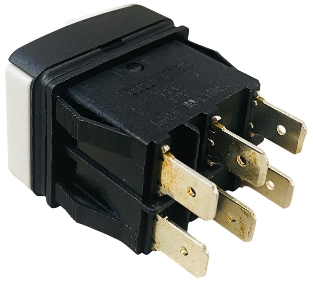 Compact 1A Forward/Reverse Push Button Switch with Screws – Versatile Control