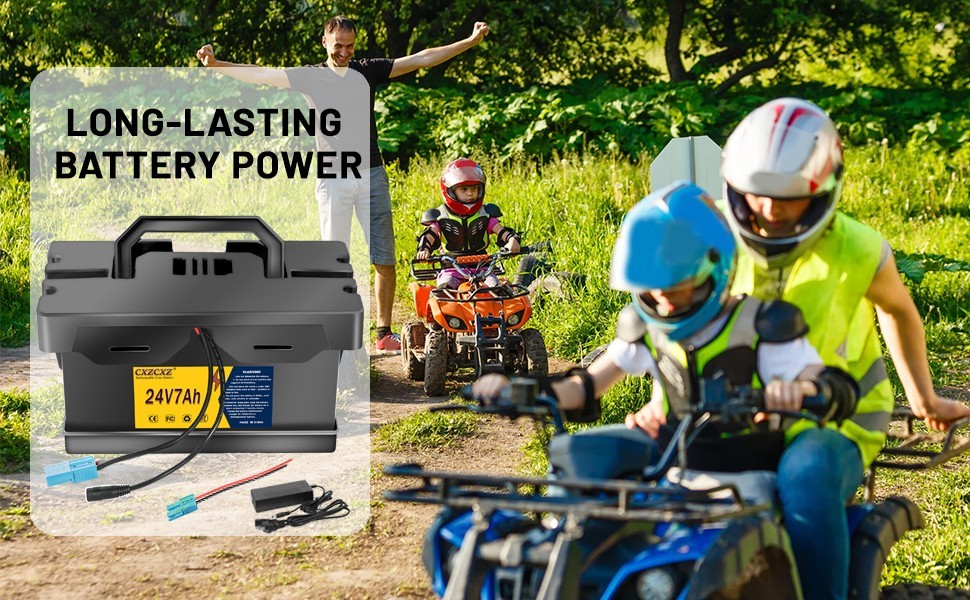 24V 7Ah 12Ah Battery for Dynacraft Realtree 24V Kids Ride-On Toys built-in