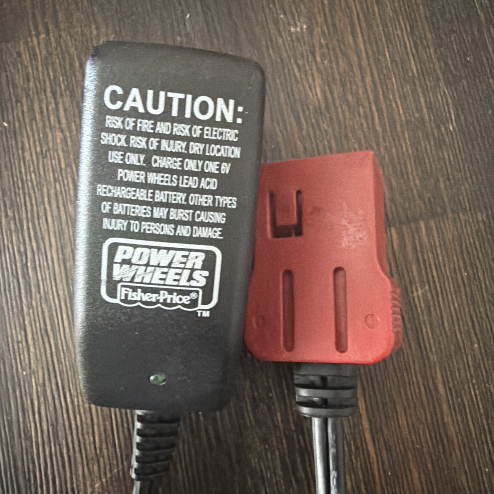 Power Wheels 6V 1200mA Red Battery Charger 00801-1481 Genuine Fisher Price