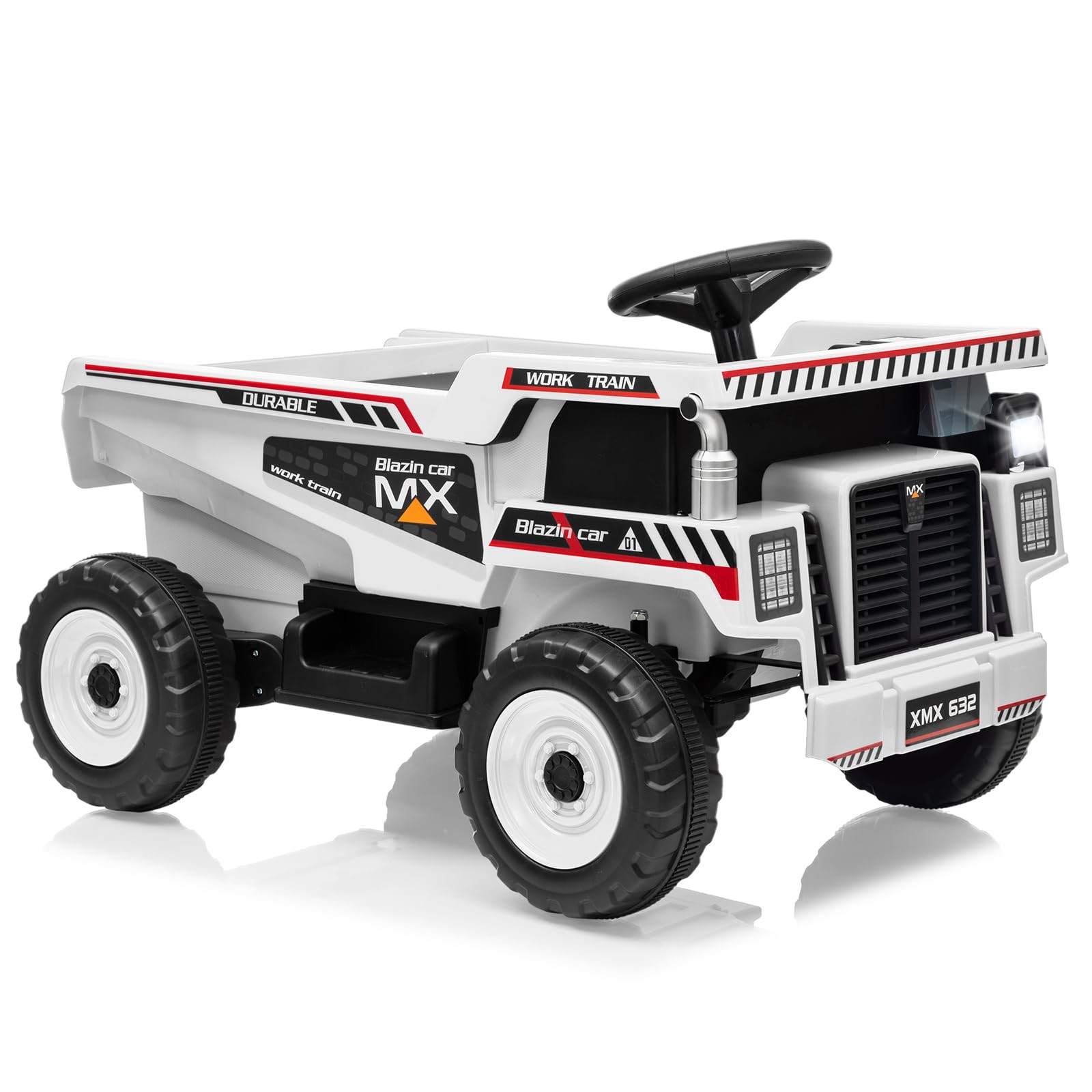Garvee 12V Ride On Dump Truck for Kids, Ride On Car with Remote Control