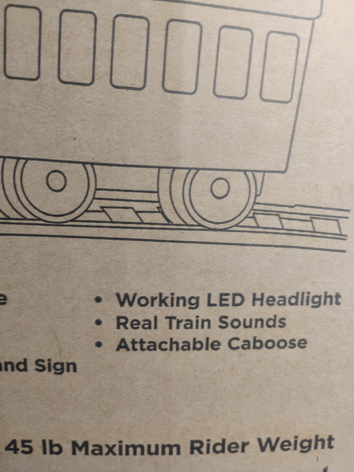 ROLLPLAY , Steam Train Ride ON ,Tracks , 6 VOLT, 2-5 Yrs , 45lb Max Weight
