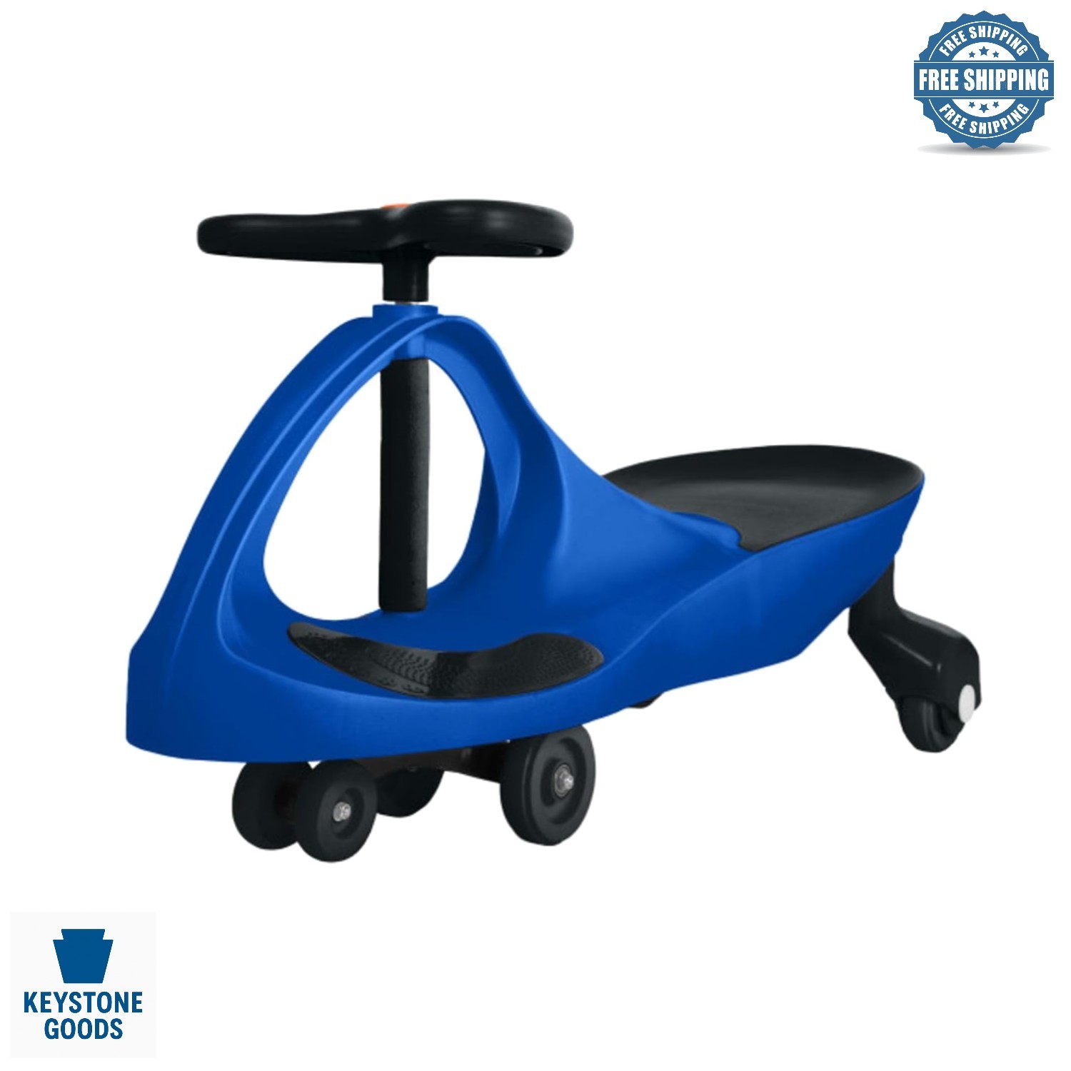 Lil’ Rider Wiggle Car Ride-On Toy – No Batteries, Gears, or Pedals for Ages 3+