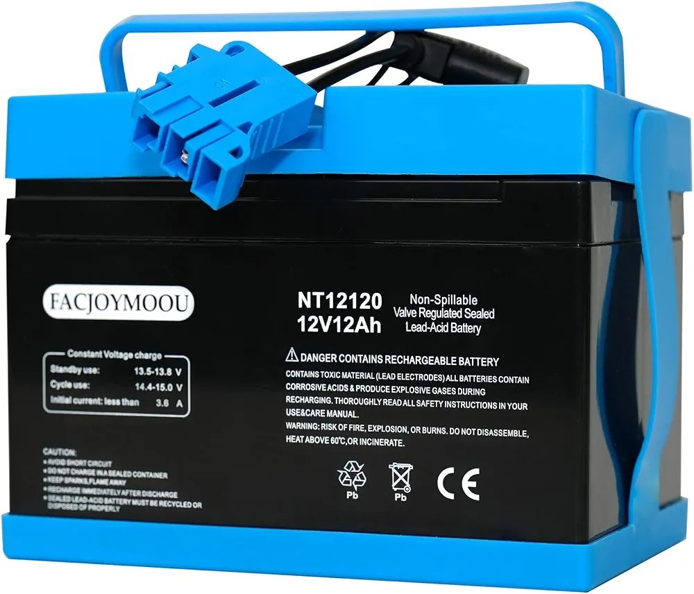 12 Volt Battery for Peg Perego John Deere Gator Polaris Gaucho Rock-in-Chase