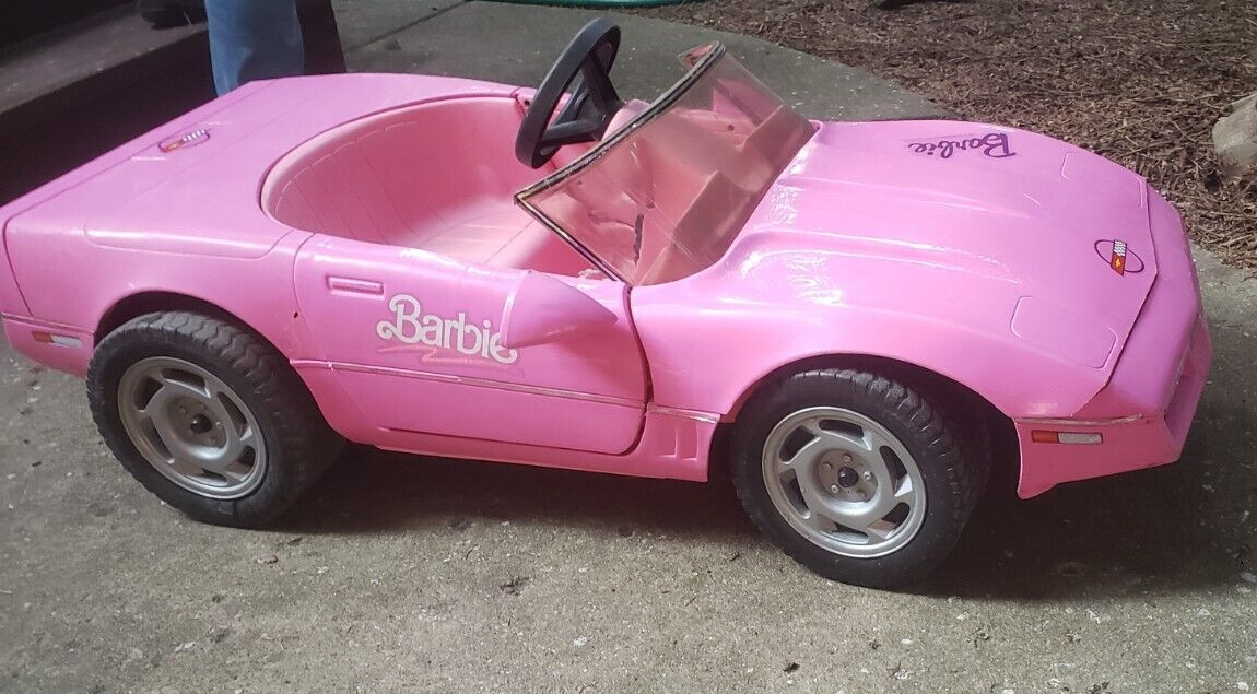 Barbie Corvette 1990 Vintage Power Wheels Pink Original SHIPPED