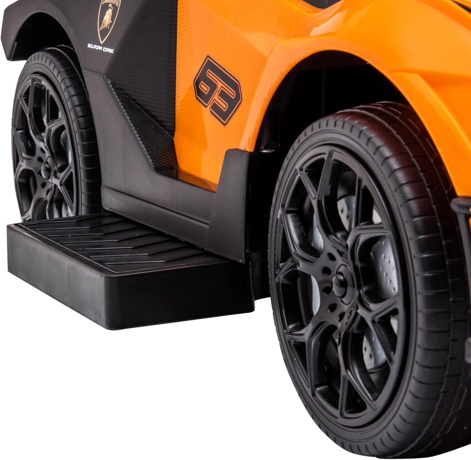 2-In-1 Ride on Push Car for Toddlers 1-3, Licensed Lamborghini Stroller Sliding