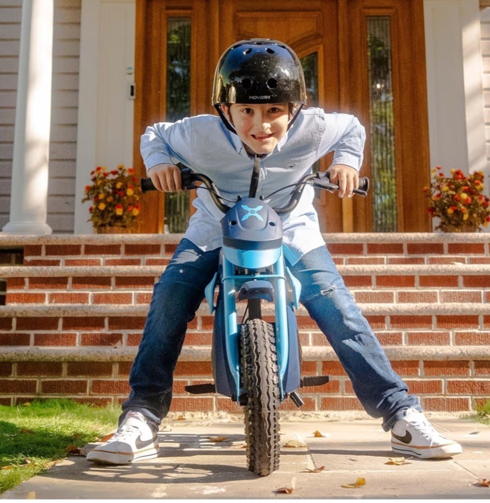 Hover-1 My First Dirt Bike for Kids 300W Motor 9MPH Max Speed, 12″-Blue