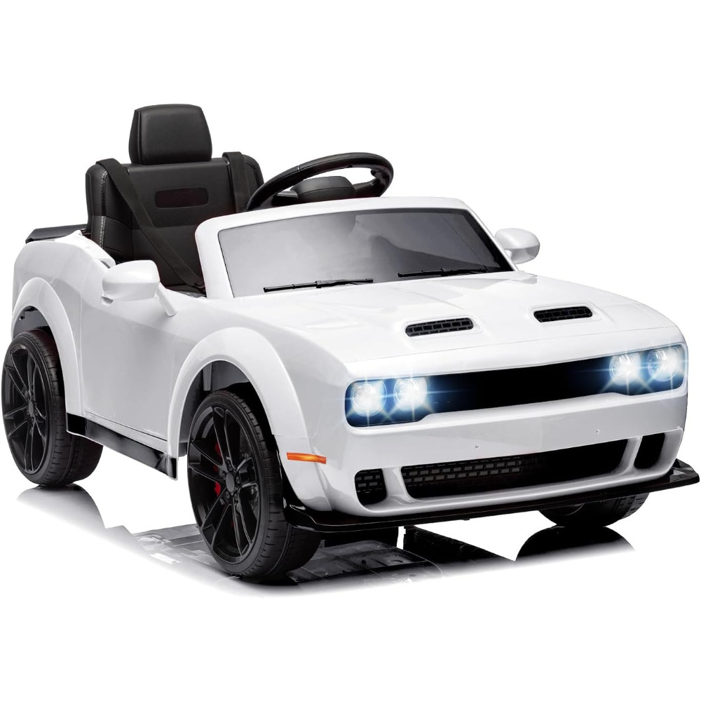 12V Kids Car Licensed Dodge Challenger Electric Car for Kids with Remote Control