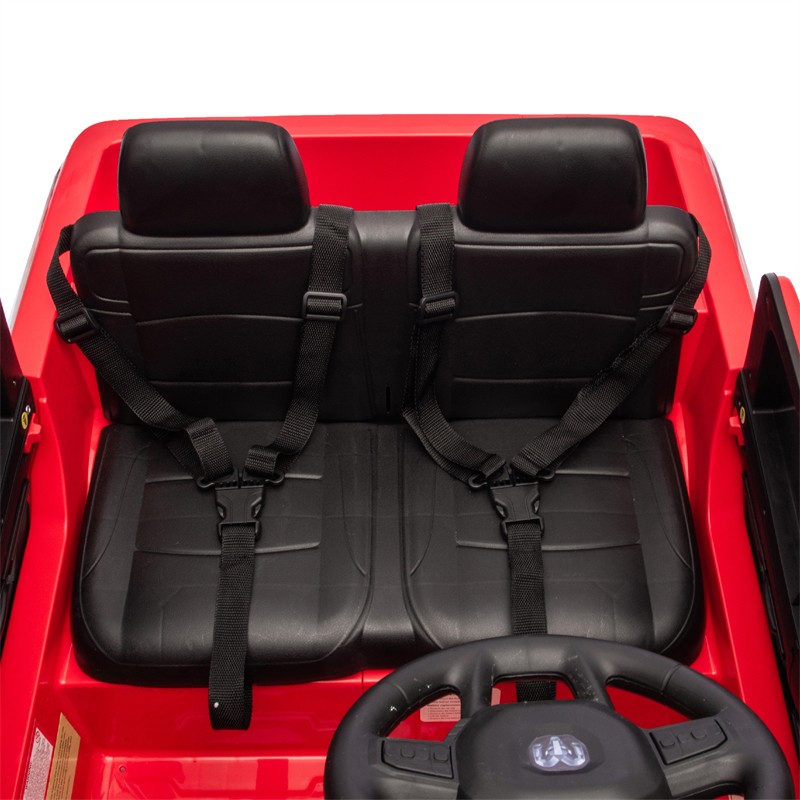 24V 160W Dodge RAM 2-Seater Kid Ride On Truck w/ Remote Control 2WD Car for 3-6