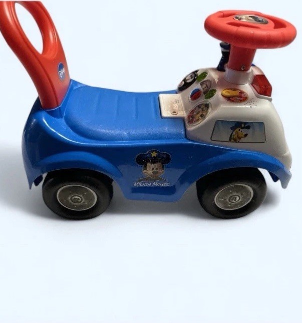 Disney ~ Kiddieland ~ Mickey Mouse ~ Police Car Toy ~ Ride On ~ Baby Walker