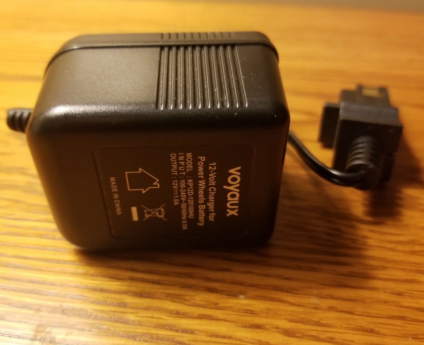 Power Wheels Charger By Voyaux For Orange Top, Grey And SafeAMP 12V Batteries