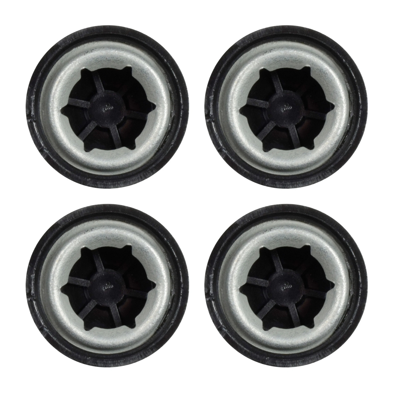 Power Wheels .437 Push Nut Wheel Retainer Cap 4 Pack