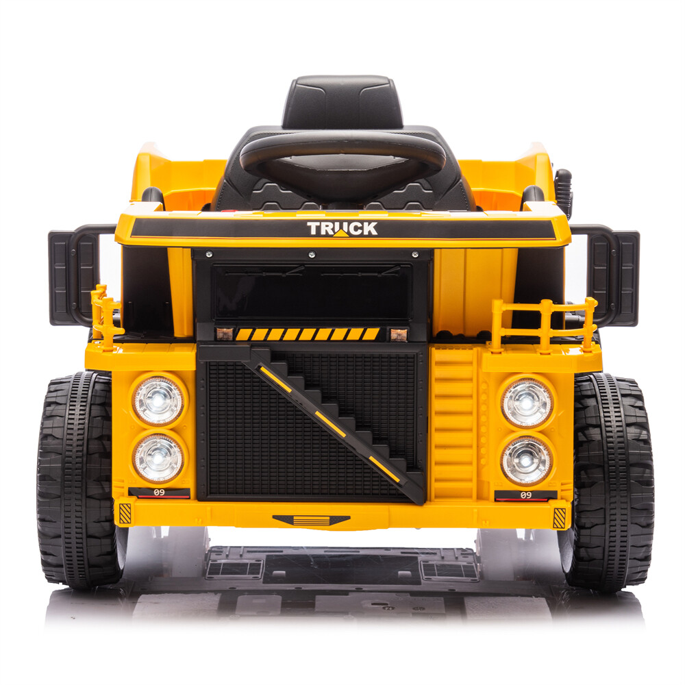 12V Kids Ride On Dump Truck W/ Remote Control 1.24-3.11MPH Kids Toy for Aged 3-5