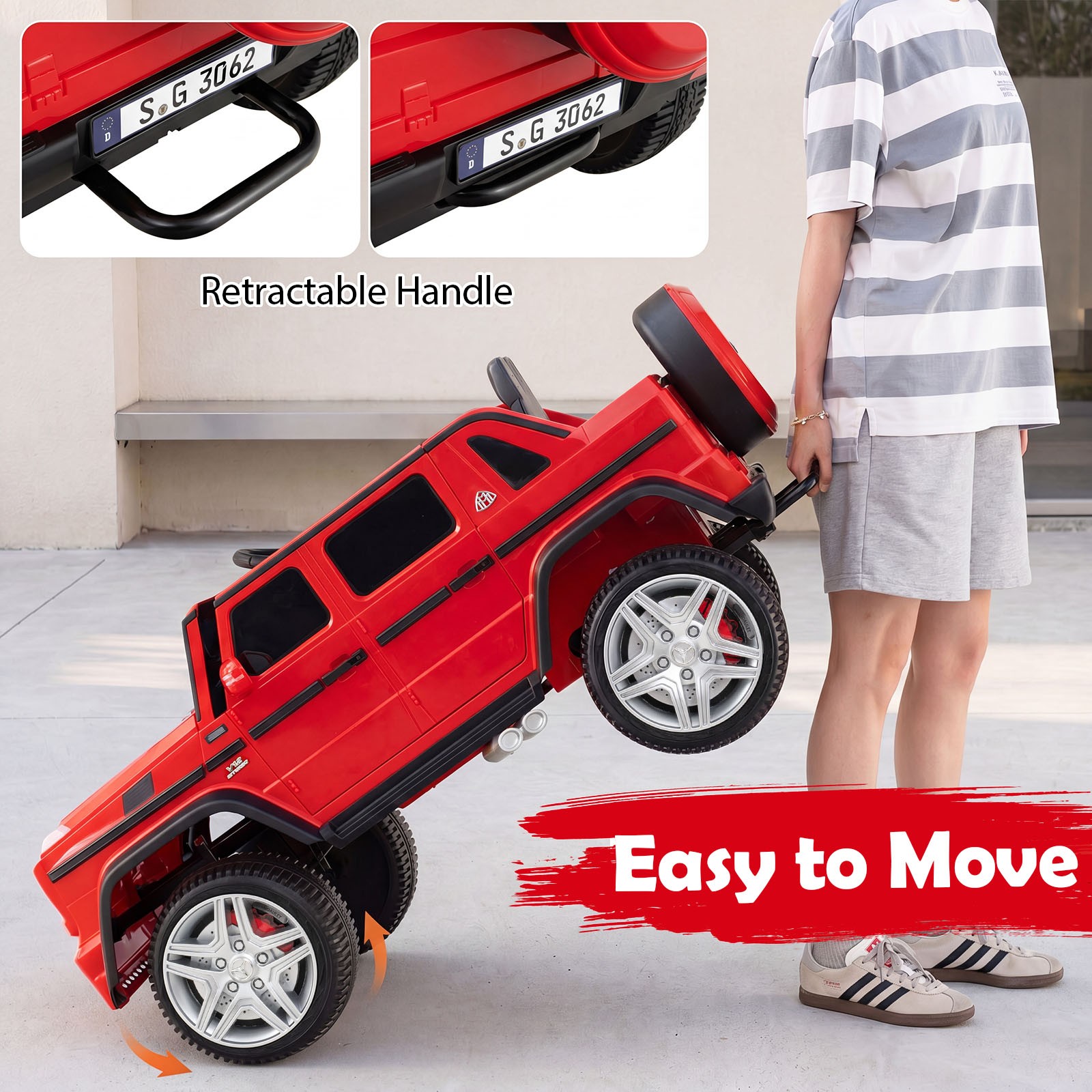 Licensed Mercedes-Benz Maybach G650S Kids Ride On Car w/Parent Remote Control