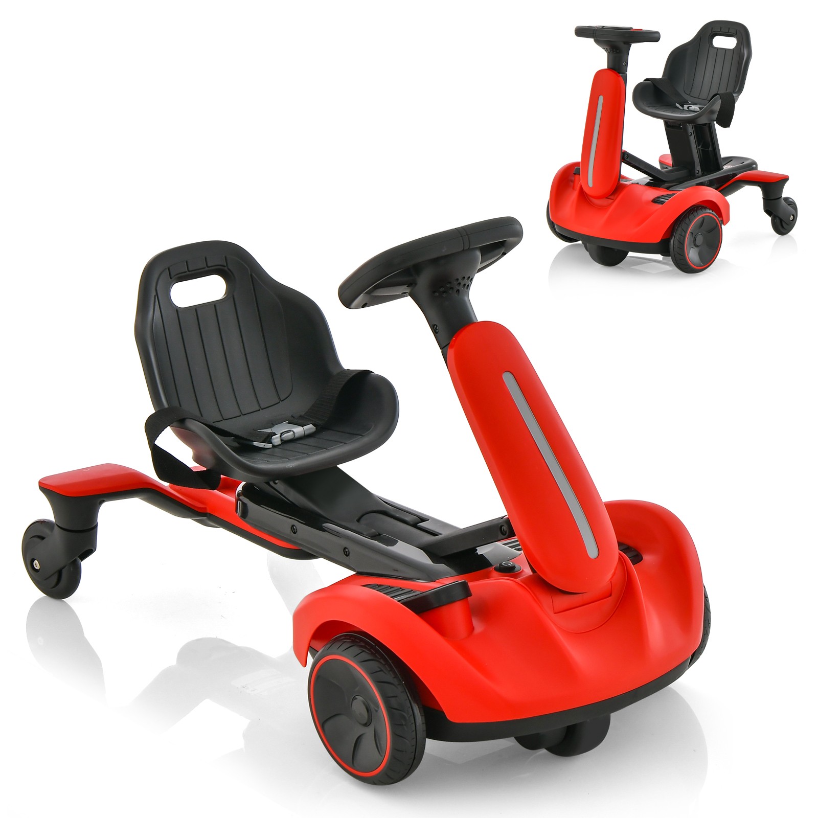 6V Kids Ride On Dri’ Car Electric Dri’ing Go Kart for Kids w/ 360° Spin
