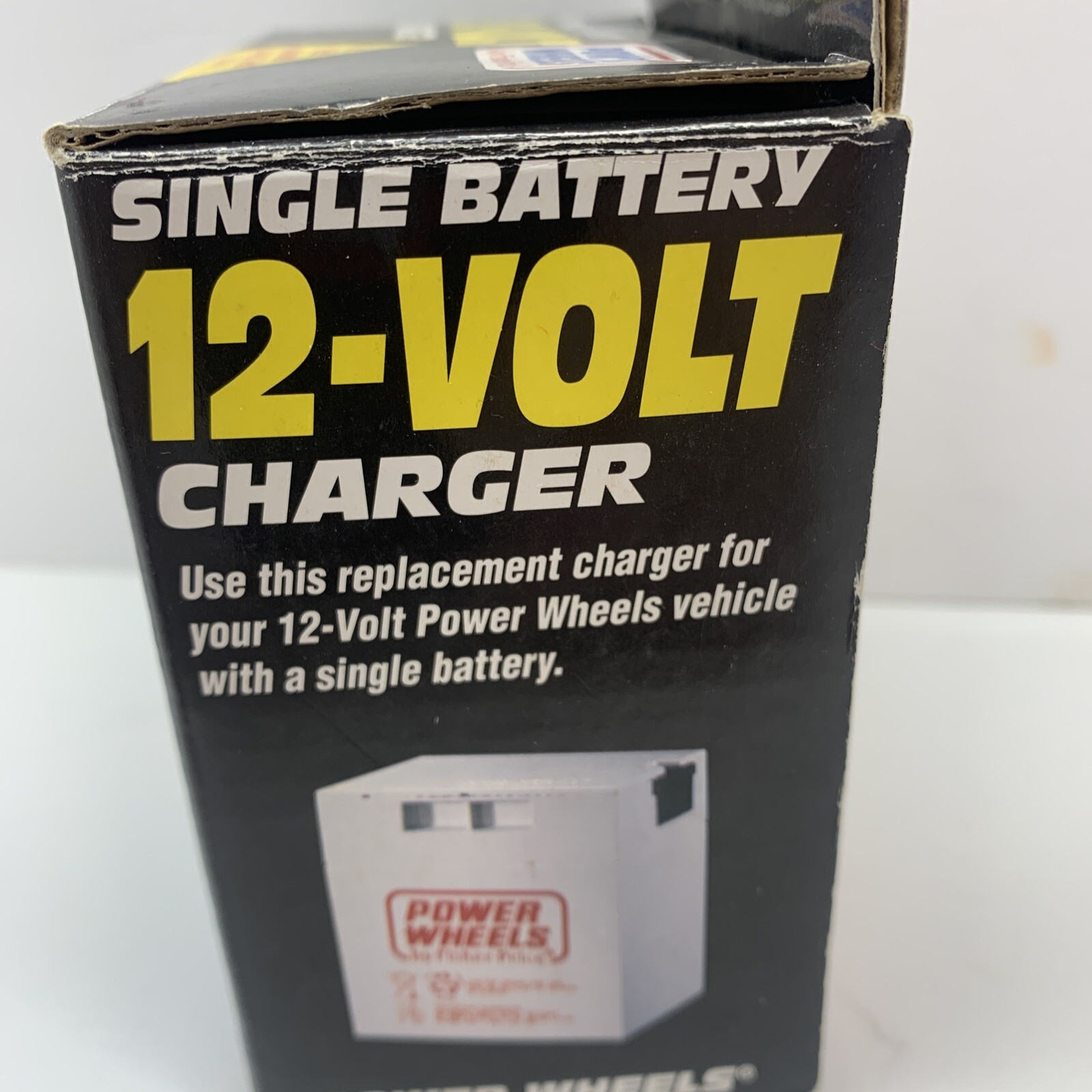 Fisher-Price Power Wheels Single Battery 12V Charger NOS. Box Opened.