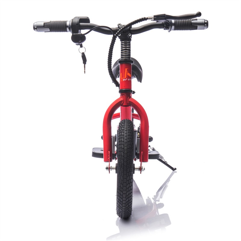 24V Kids Ride On Electric Bike 150W 9.32MPH Inflatable Wheels Bicycle for Kid 3+