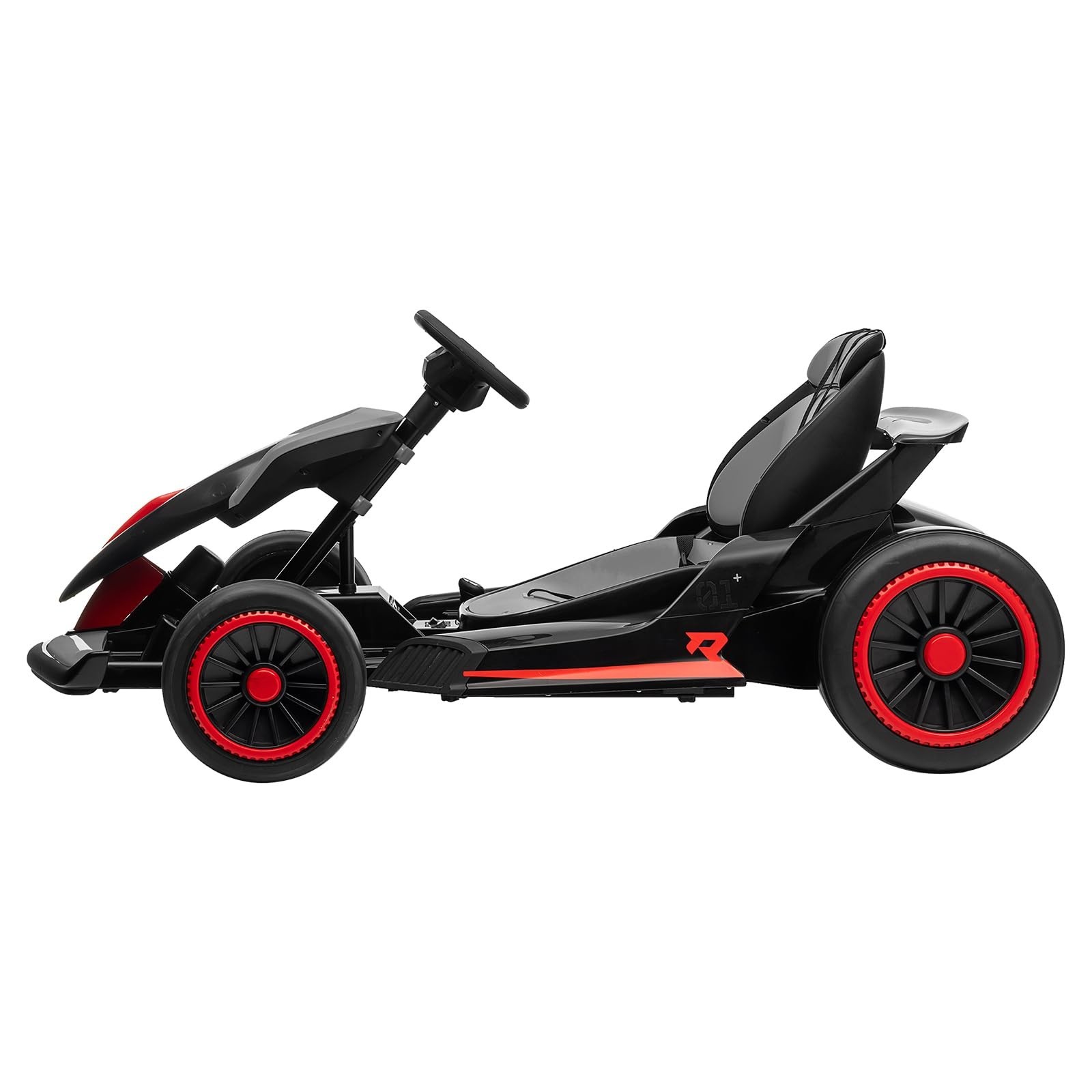 24V Go Kart for Kids Child Electric Drift Go Cart With Music 5-Point Safety Belt