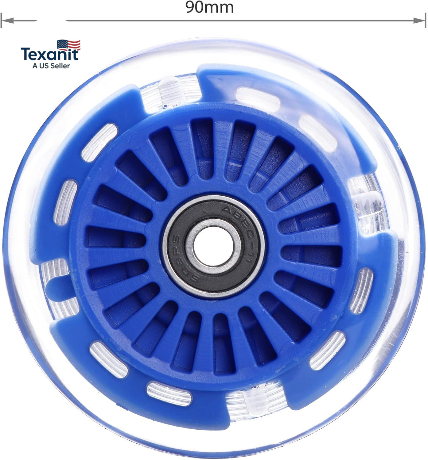 90Mm Wiggle Car Polyurethane Replacement Wheels Set Upgrades for Plasmacar Ride-