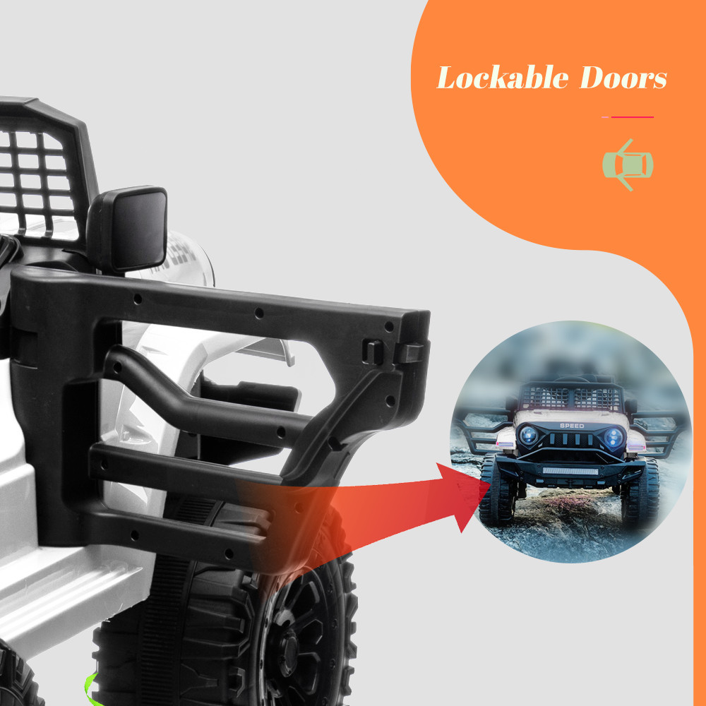 Kids Ride on Car Toy 12V Electric Power Wheels Truck w/Remote Control Bluetooth