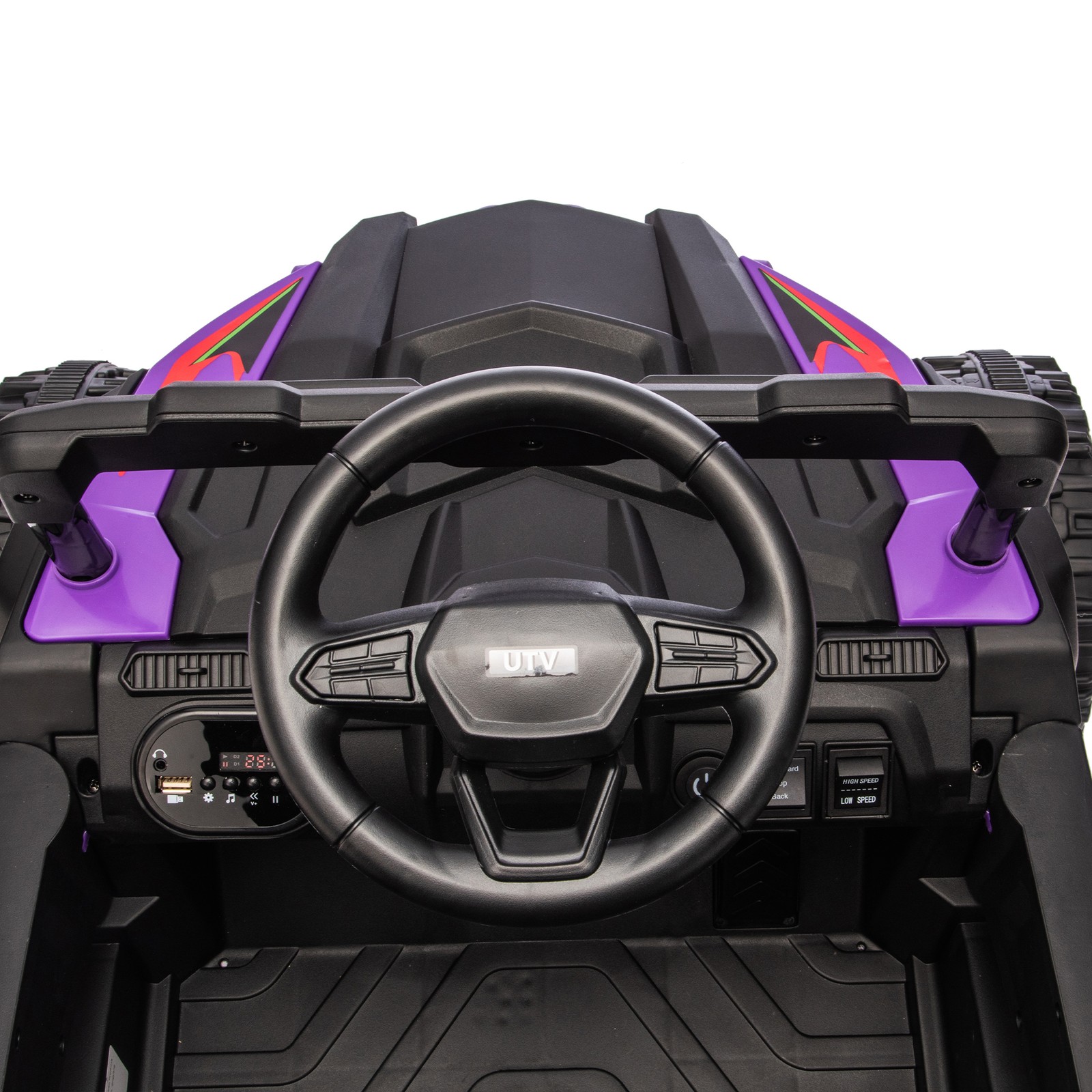 24V Kids ride on UTV W/ 2.4G PC,80W*2,Four-wheel suspension for Kids Aged 3-5