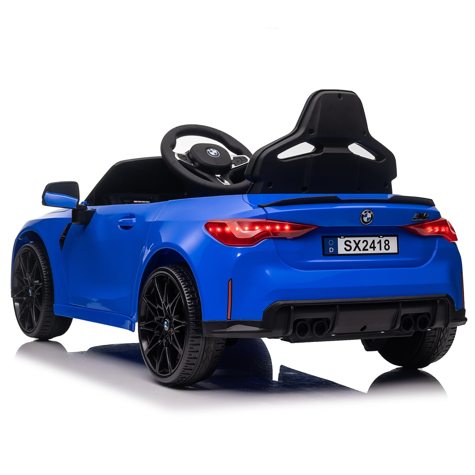 12V Kids Electric Ride on Car BMW M4 Vehicle Toy W/ Remote 3 Speeds Power Wheels