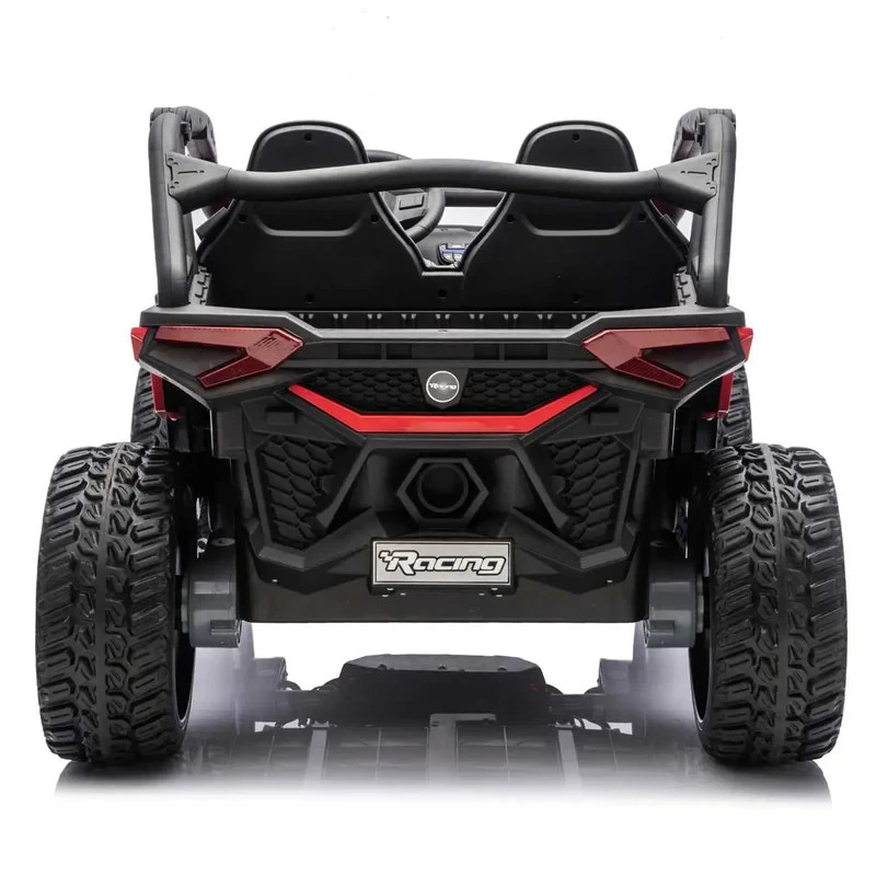 24V 4WD KIDS RIDE ON UTV CAR 4 POWERFUL MOTORS,TWO SEATER,EVA TIRES LIGHTS+ R/C
