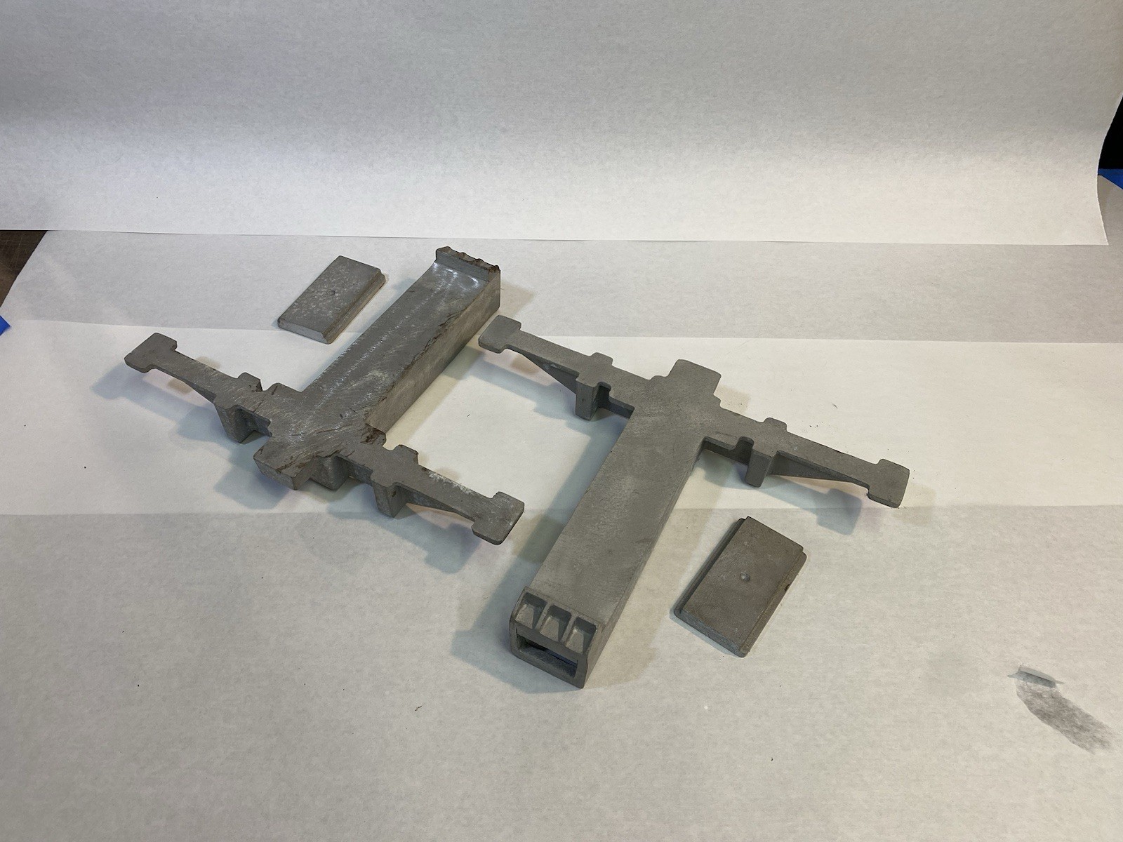 Live Steam NOS Mercer Freight Car Ends/Bolsters Compatible With Many Trucks.