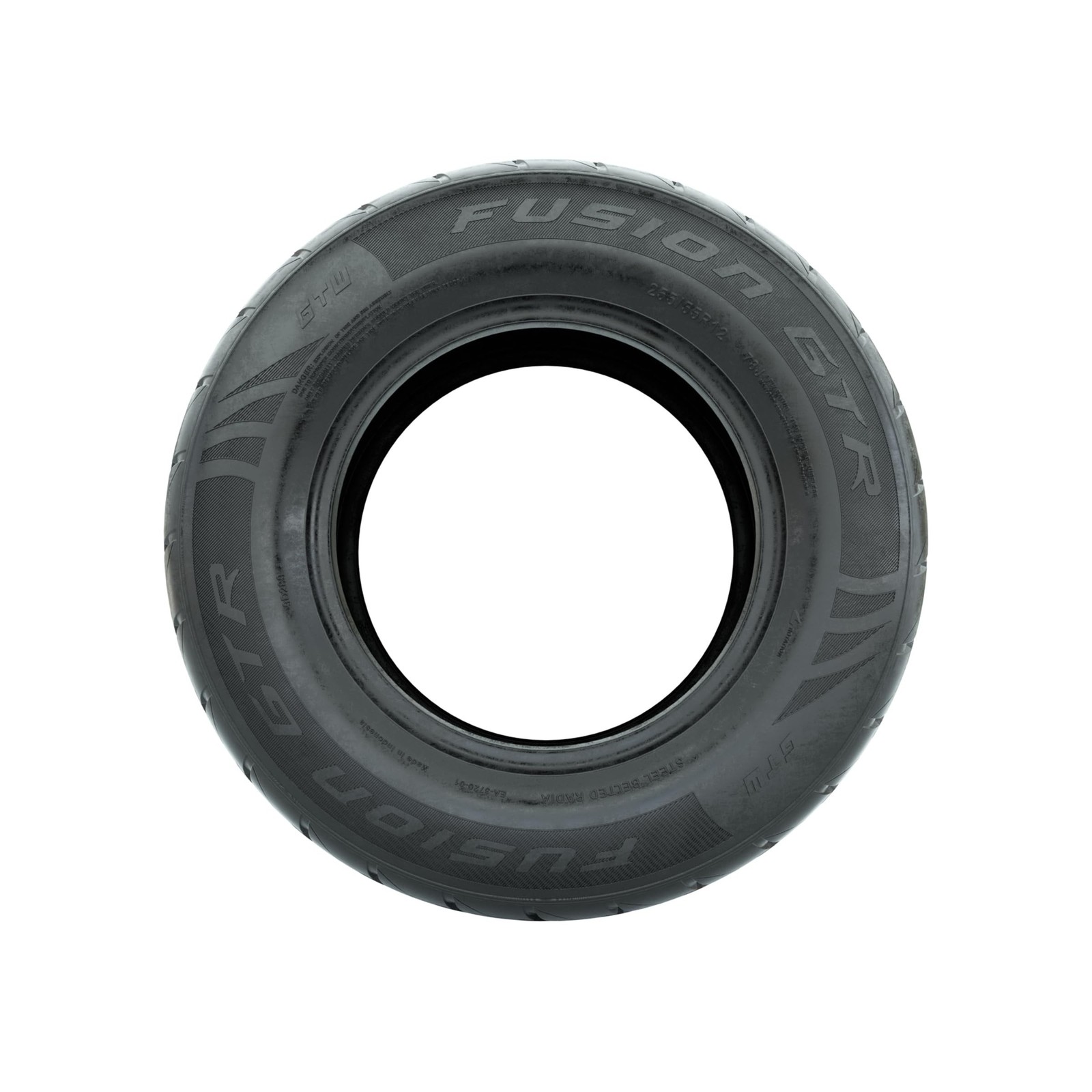 255/55-R12 GTW Fusion Steel Belted Radial 21″ Tall Golf Cart DOT Street Tire