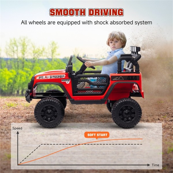 Kids Police Ride On Car Electric Cars 12V Remote Control LED Flashing Light NEW