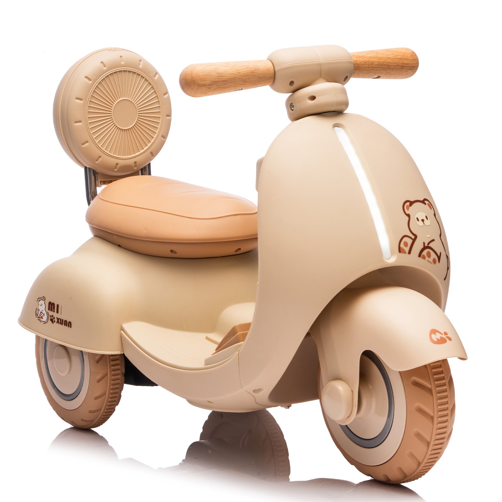 12V Kids Ride On Electric Motorcycle Toddler Scooter w/Wheels & Parents Control