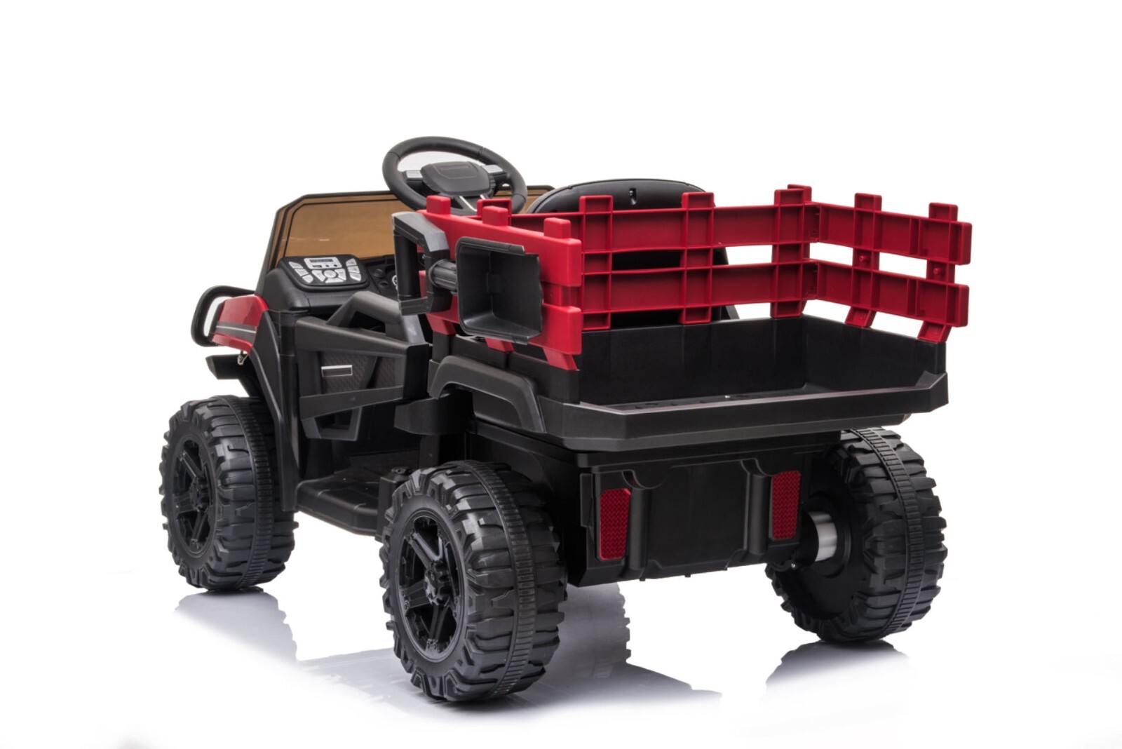 Farm Truck 12V Battery Powered Electric Vehicle Ride On with Trailer 3 colors