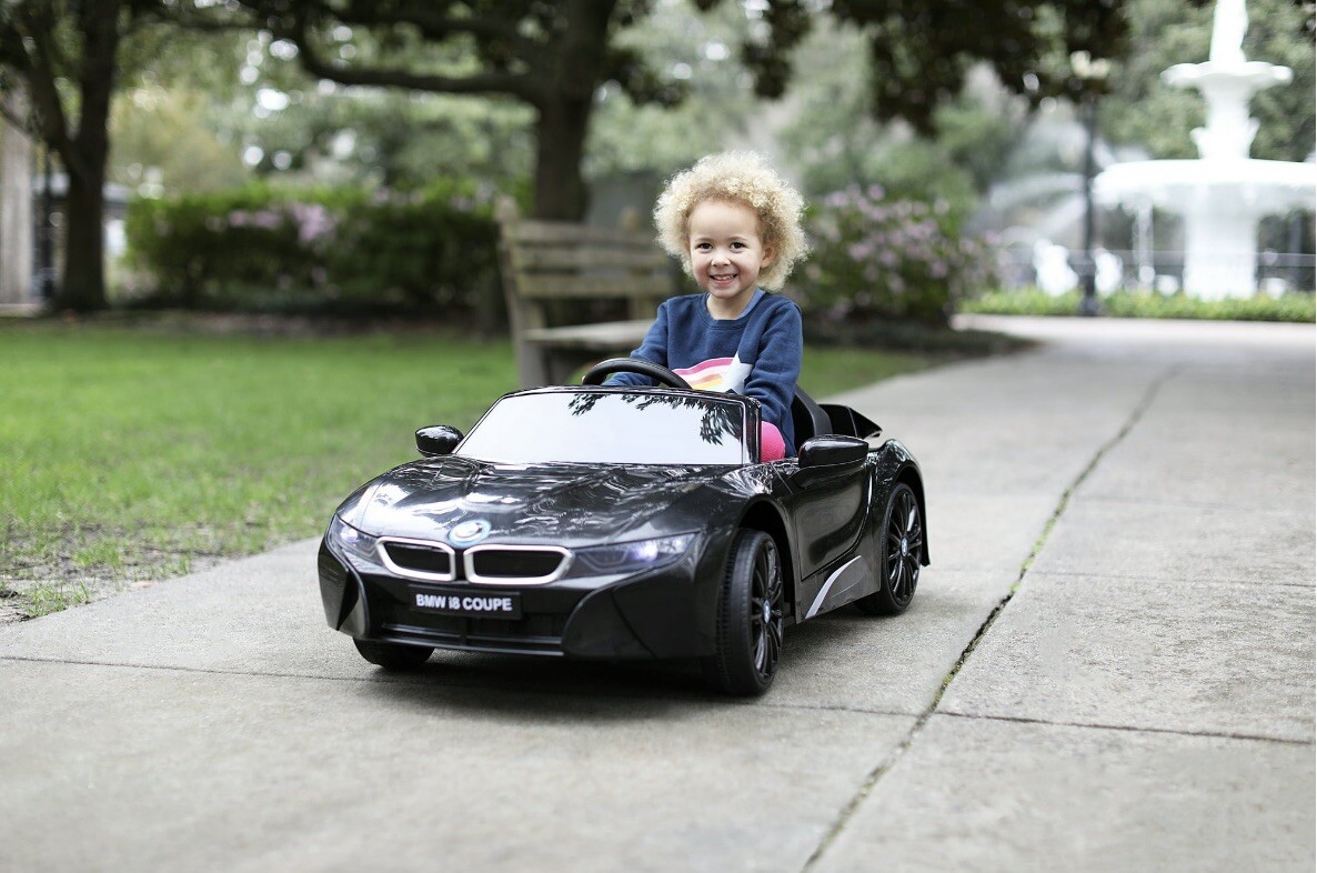 BMW 6V 18 Concept Car Battery-Powered Ride-On with workingLED Headlights