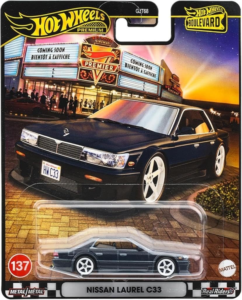 Ride On Toy Mini Car – Nissan Laurel C33, Hot Wheels Style, Ages 3+, Black