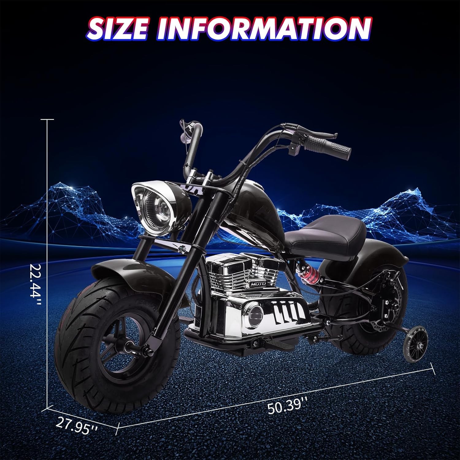 GRAVEE 24V Kids Electric Dirt Bike, 16.5 Mph Powerful Off-Road Motorcycle