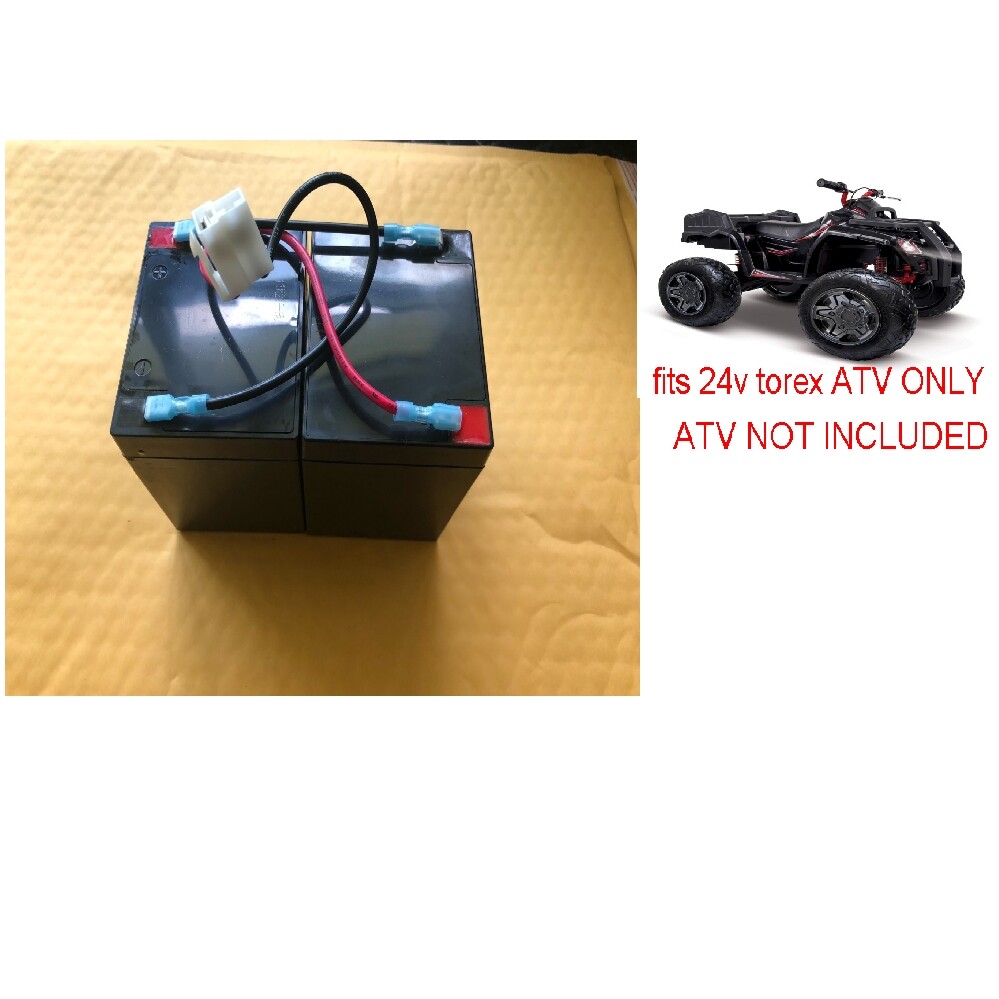 Replacement Battery for 24V Huffy Torex ATV Four Wheeler 4 wheeler