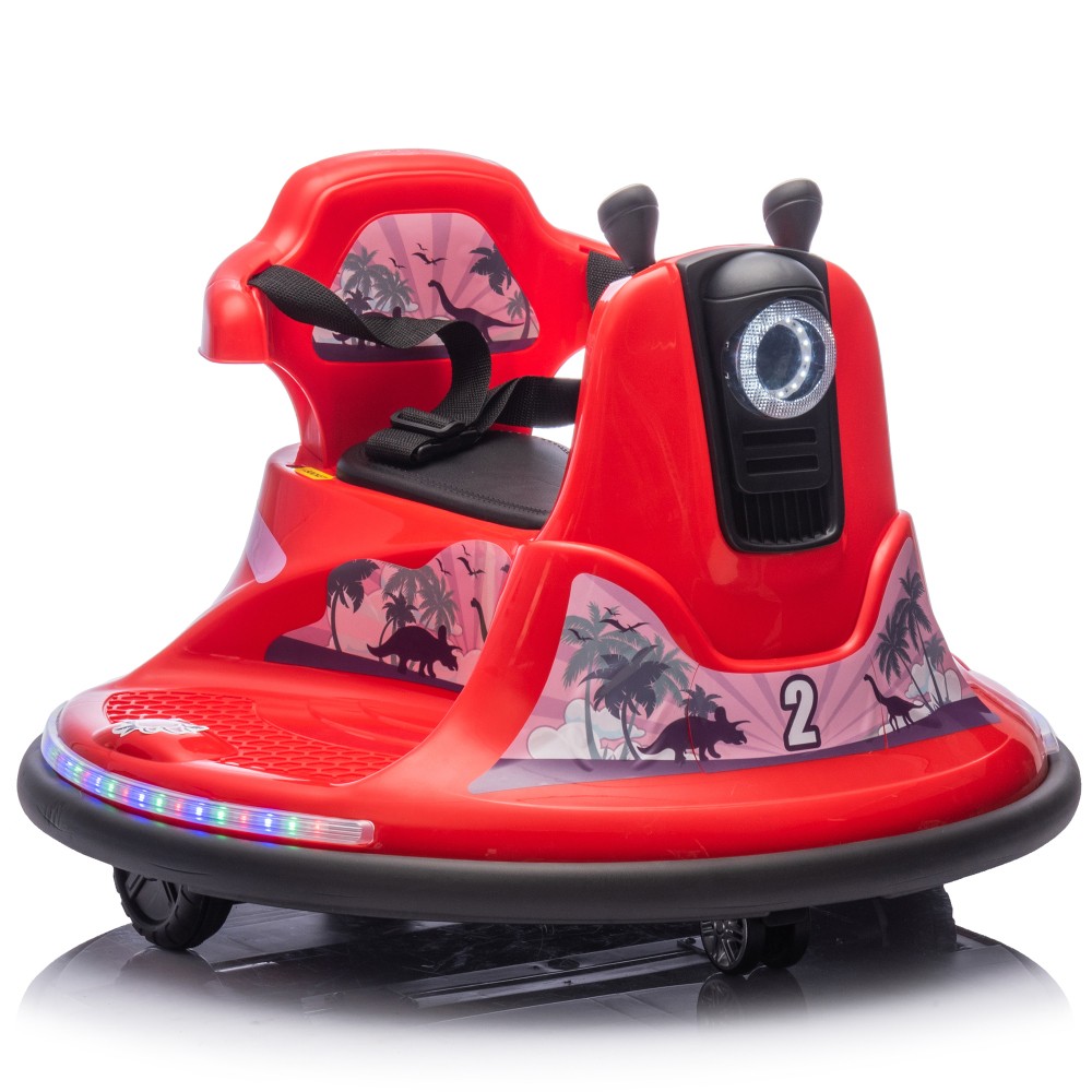 12V Kids Ride On Bumper car W/Parents control,Rotate 360 ° For kids of 2-5