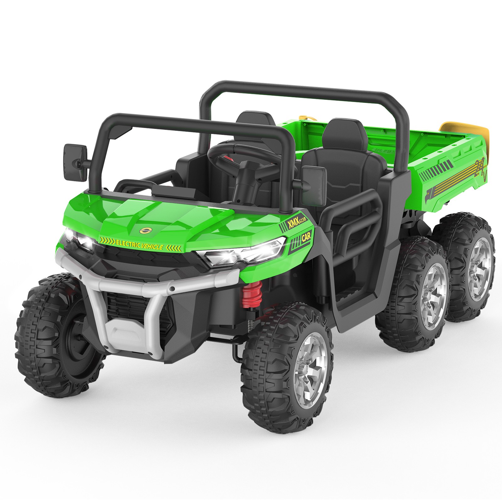 Kids Ride on Car Truck Toys 24V Electric Tractor+Remote, Christmas Gift