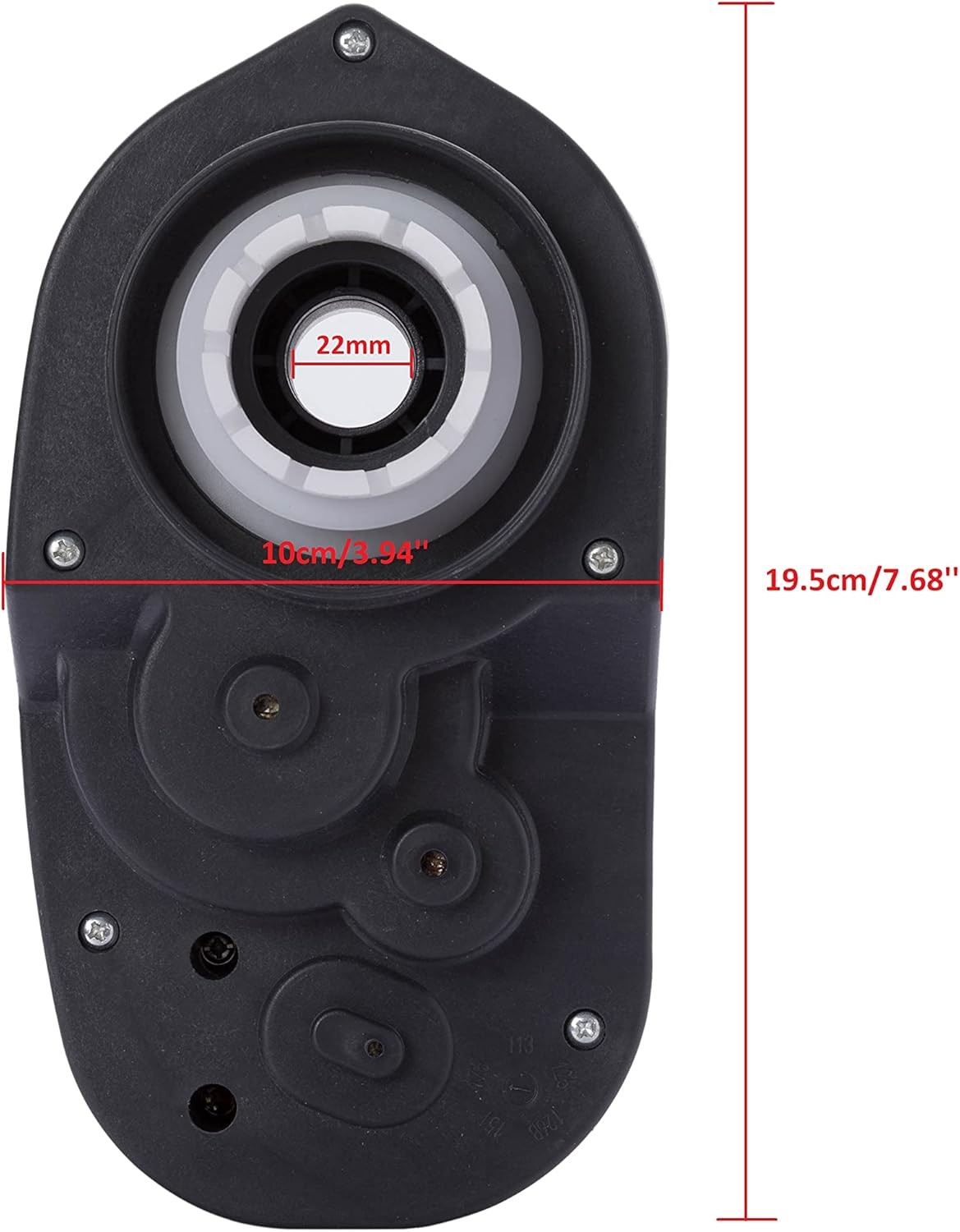 24V Gearbox for Power Wheels Large Axle Hole, 24 Volt Motor 30000RPM with…