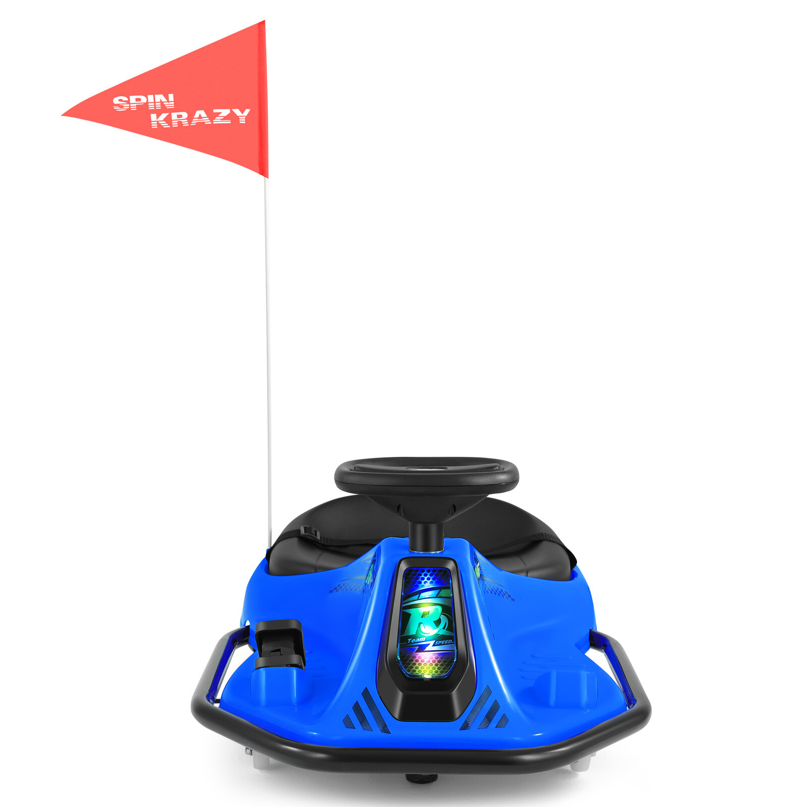 360° 24V Kids Electric Drifting Go Kart Ride On Cart with Bluetooth (Blue)