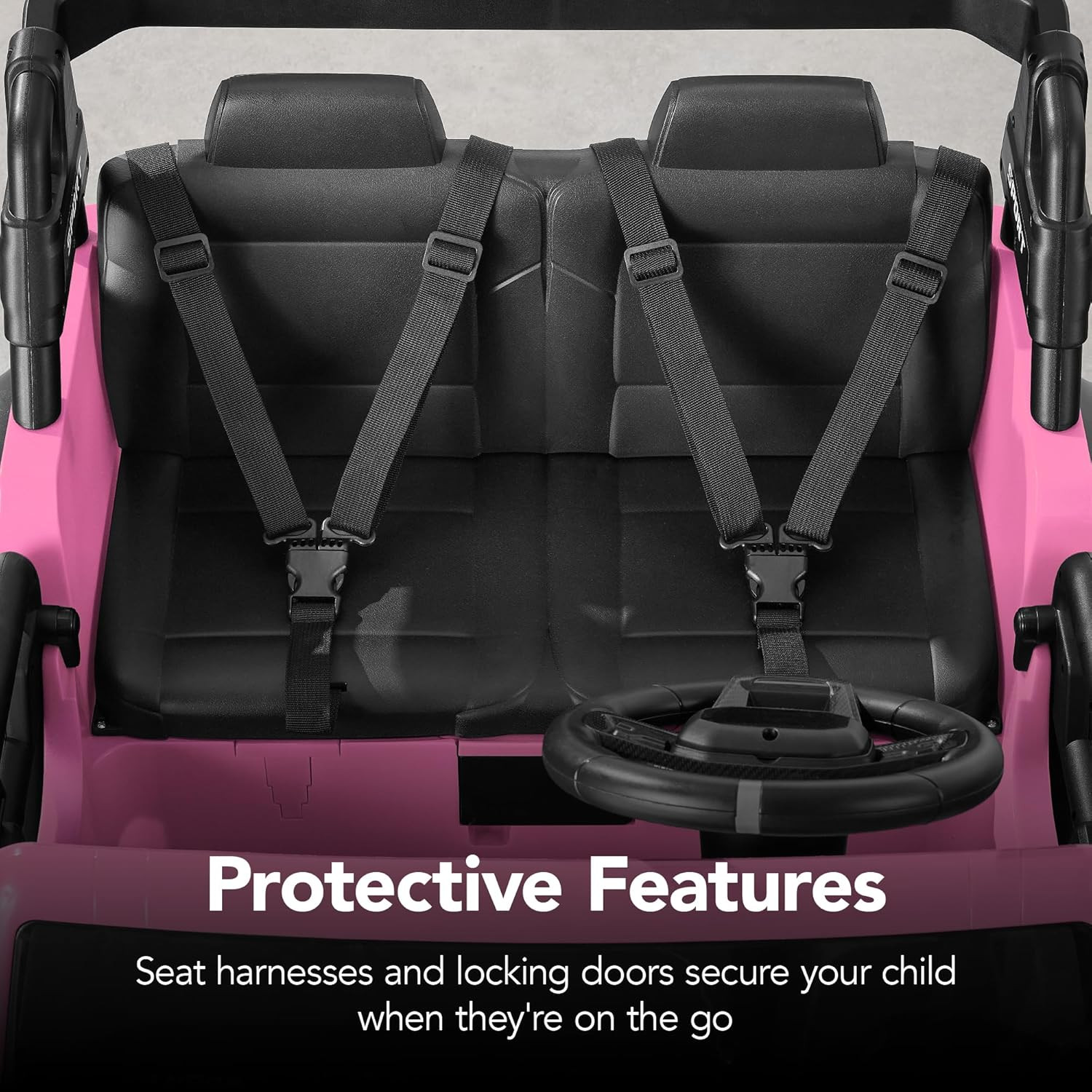 Best Choice Products Kids 24V 2-Seater Electric Ride on Car Truck W/ 132Lb Weigh