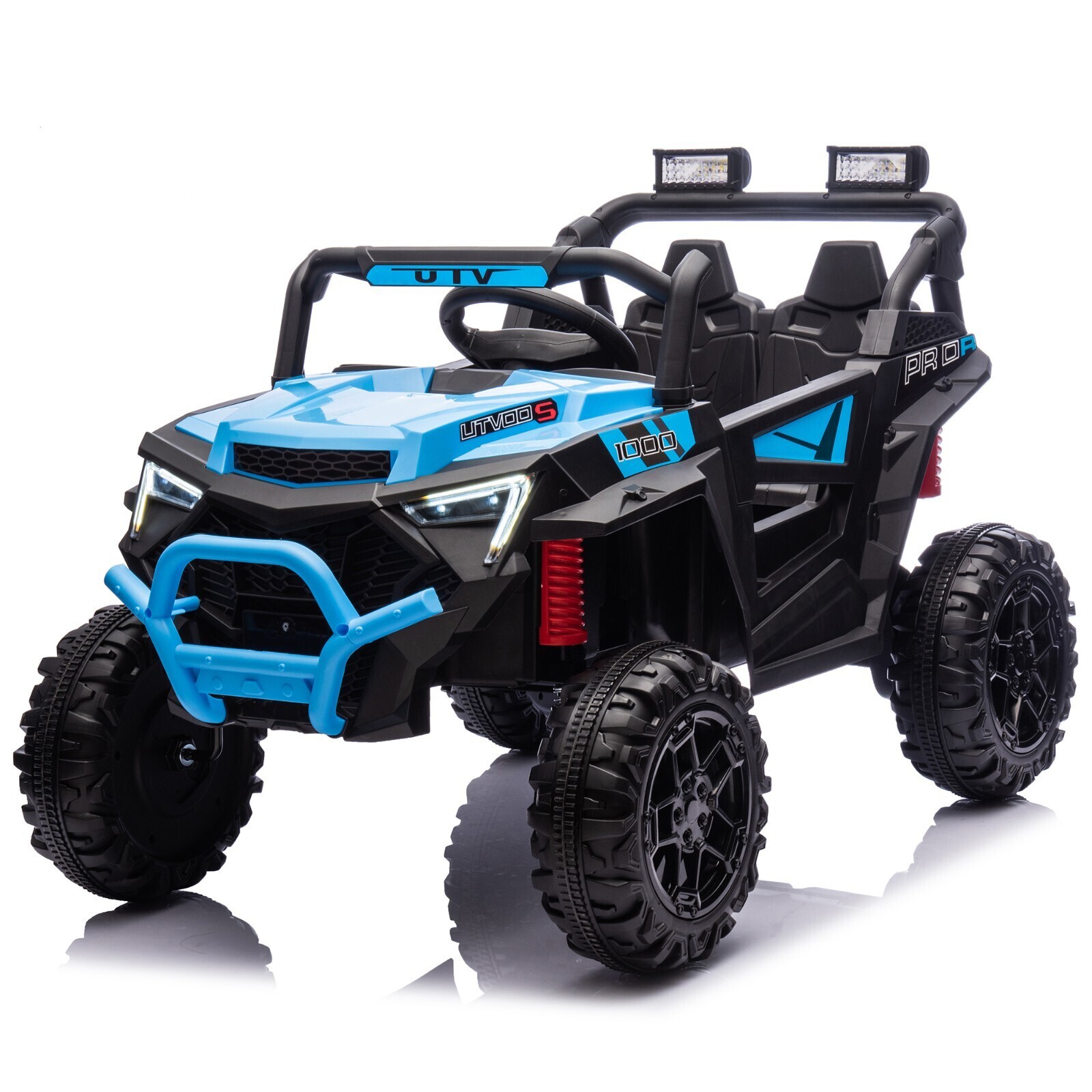 24V 2 Seater Power Wheels Electric Ride on UTV Car Toys Gift for Kids W/Remote