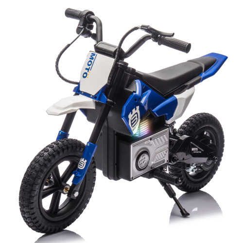 Electric Dirt Bike Kids Ride OnToy 24V Motorcycle w/200W High Speed Hub Motor