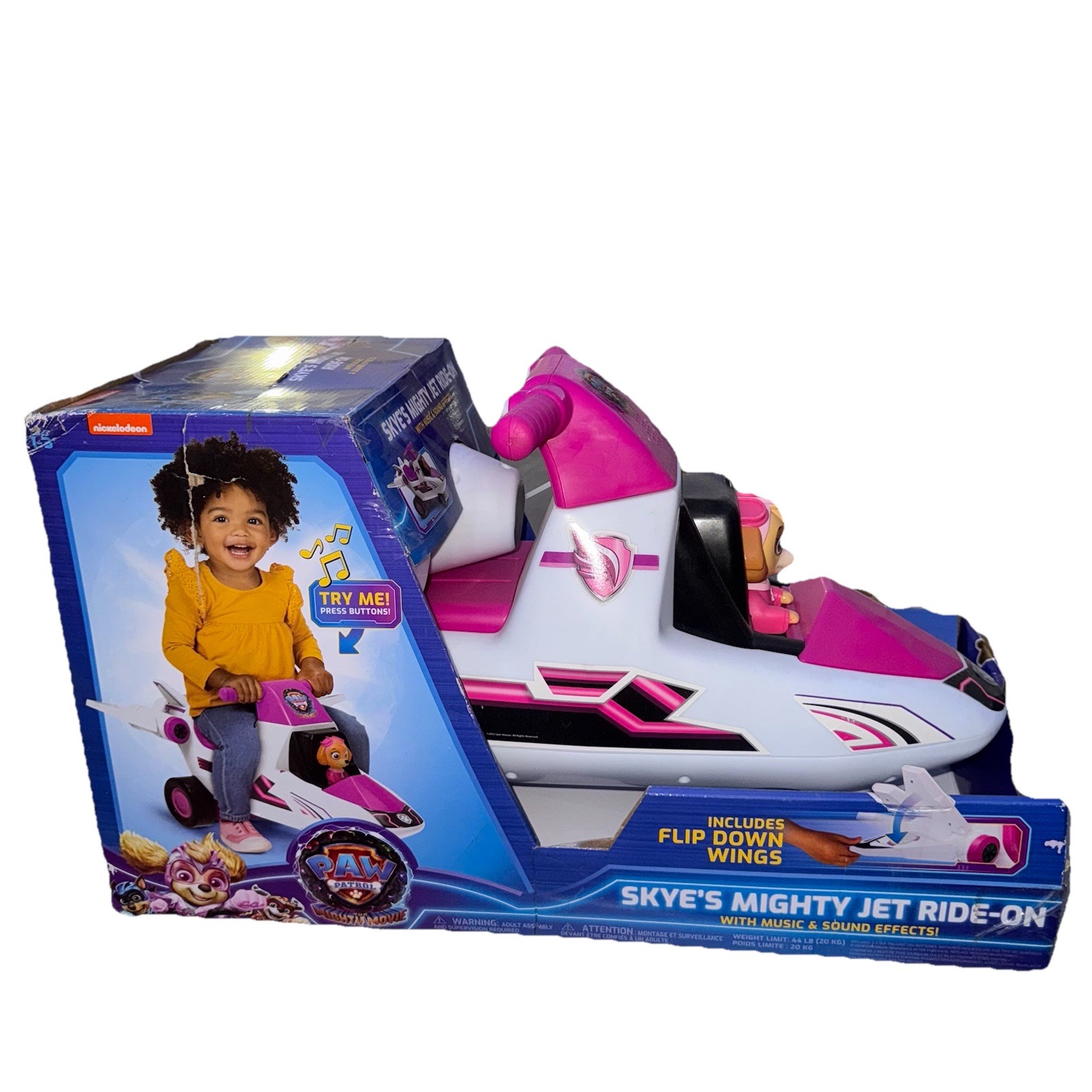 Paw Patrol Skye’s Mighty Jet Ride-On with Music