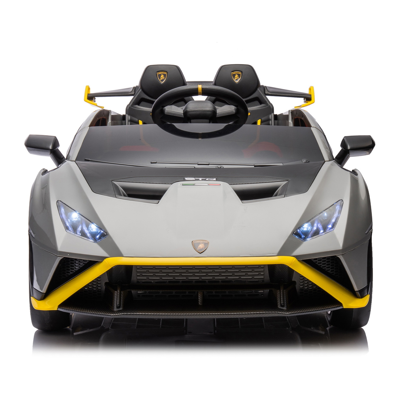 24V Licensed Lamborghini Huracan STO Ride On Super Car 360° Spin Drift LED Music