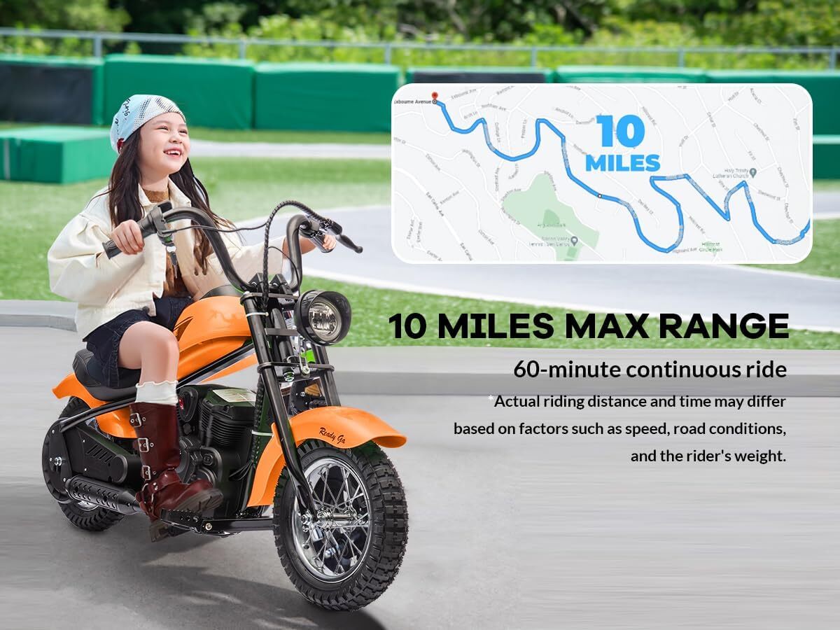 Kids Electric Dirt Bike 24V Electric Motorcycle Ride on Motorbike w/ 300W Motor