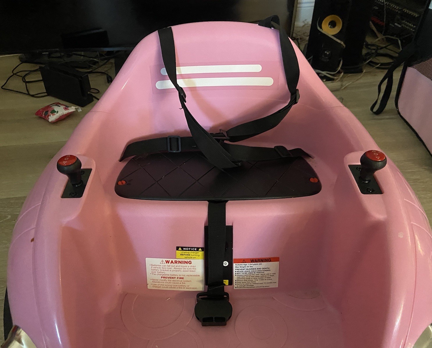 BCP Best Choice Products Kids 6V Ride On Bumper Car Pink – Electric Toy