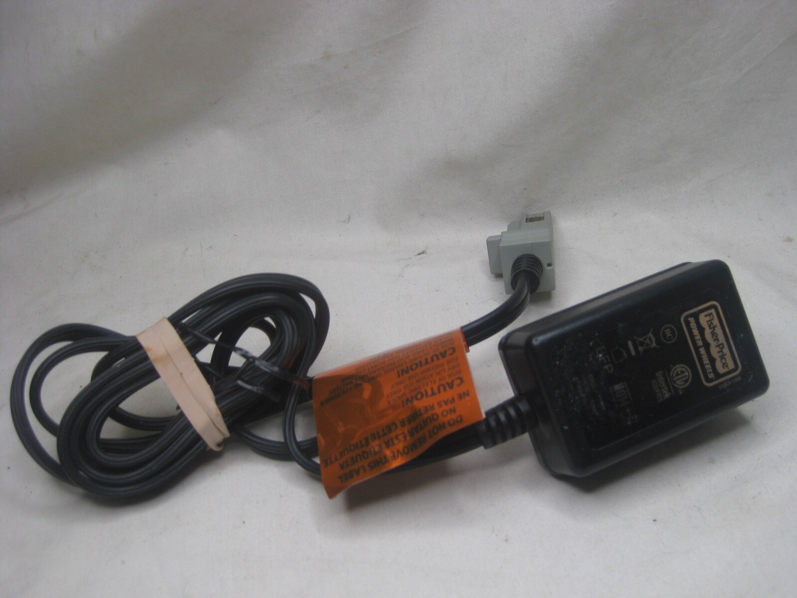 Fisher-Price POWER WHEELS Model 00801-2101 Class 2 Battery Charger power cord
