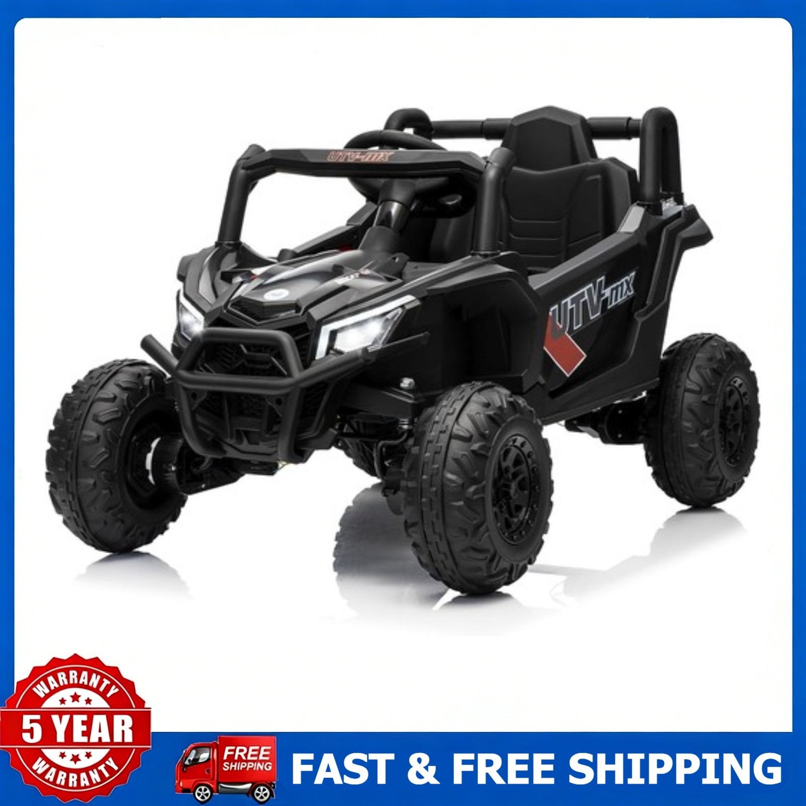 12V Kids Ride On Car UTV Truck Electric Vehicle LED Lights W/Remote Control Gift