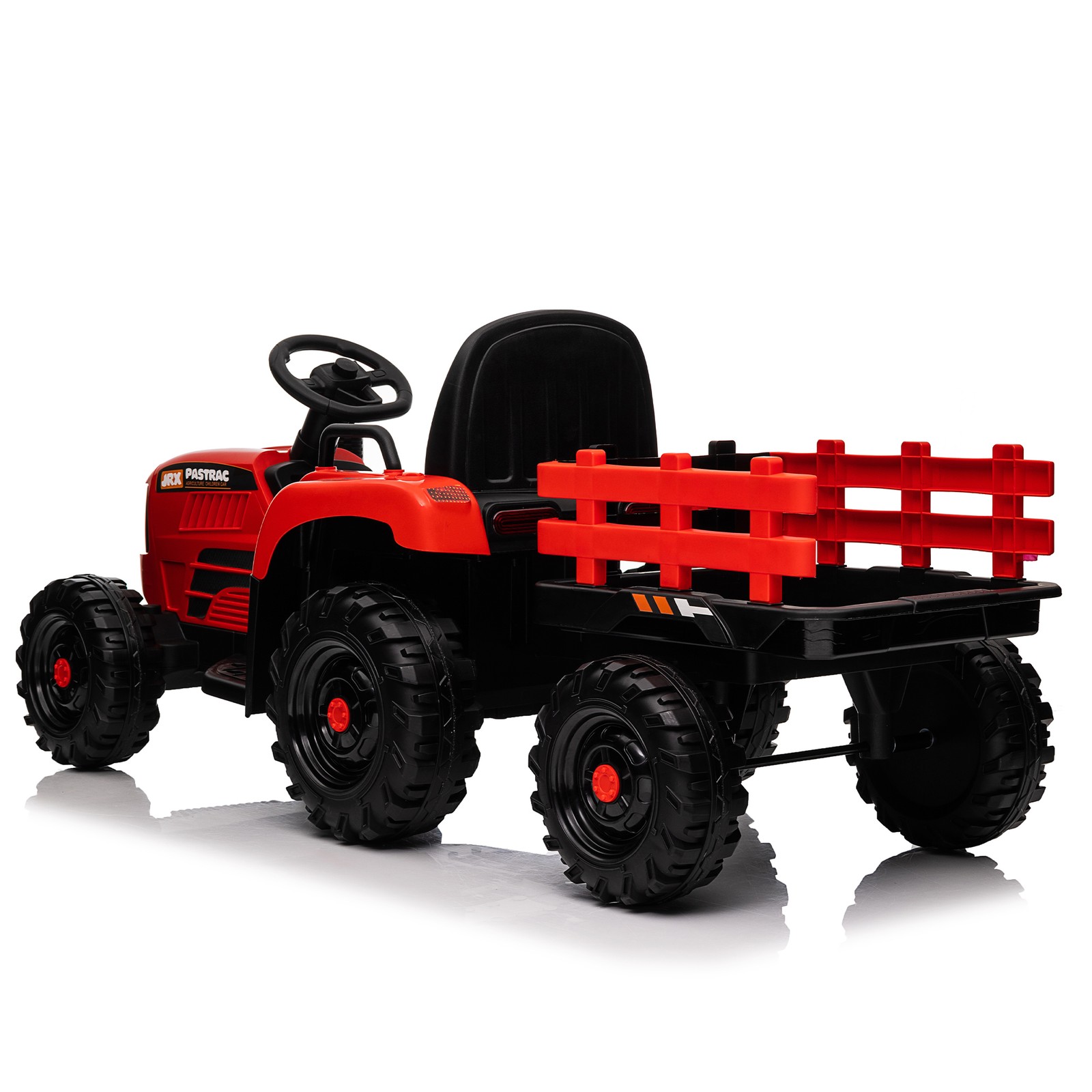 Ride on Tractor 24V 400W Powered Electric Tractor Toy electric car for kids Red